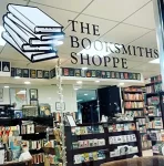 storefront and interior photograph of The Booksmiths Shoppe located in Danbury, Connecticut