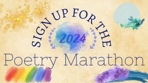 2024 Poetry Marathon logo
