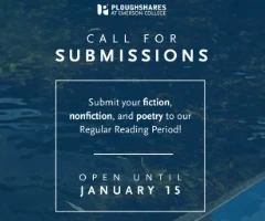 Ploughshares 2024-25 call for submissions banner