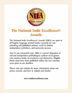 screenshot of the 2025 National Indie Excellence Awards flyer