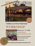 screenshot of the flyer for the 2025 Todos Santos Writers Workshop