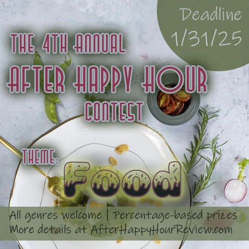 After Happy Hour 4th Annual Contest flyer theme: food